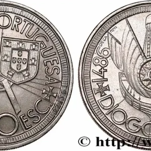 Jusqu’à Épuisement Des Stocks PORTUGAL 100 Escudos Diogo Cao et l’exploration des côtes africaines en 1486 1987 fwo_705479 Monde