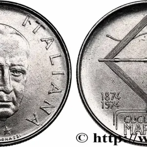 Produit De Marque ITALIE 100 Lire 100e anniversaire de la naissance de Guglielmo Marconi 1974 Rome - R fwo_726985 Monde