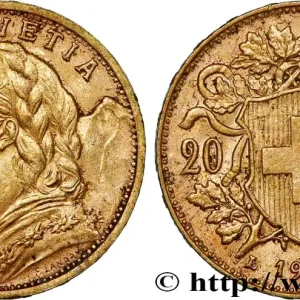 Paiement Sécurisé OR, PALLADIUM ET PLATINE INVESTISSEMENT 20 Francs "Vreneli" 1935 Berne fwo_732409 Monde