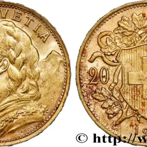 Réduction OR, PALLADIUM ET PLATINE INVESTISSEMENT 20 Francs or "Vreneli" 1947 Berne fwo_732452 Monde