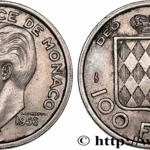 MONACO 100 Francs Rainier III 1956 Paris fwo_742779 Monde Premium