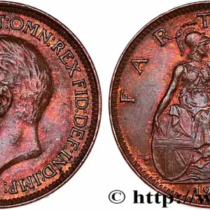 Commander Maintenant ROYAUME-UNI 1 Farthing Georges V 1929 fwo_748205 Monde