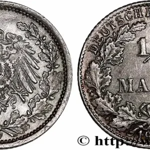 Artisanat ALLEMAGNE 1/2 Mark Empire aigle impérial 1918 Stuttgart fwo_748279 Monde