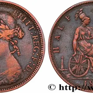Achat Immédiat ROYAUME-UNI 1/2 Penny 1890 fwo_748387 Monde