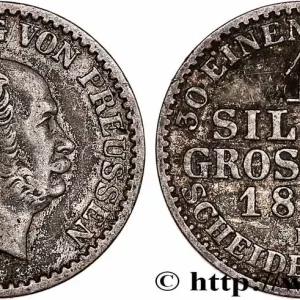 ALLEMAGNE - PRUSSE 1 Silbergroschen Guillaume Ier 1870 fwo_748459 Monde Achetez Aujourd’hui