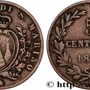 Bon Plan SAINT-MARIN 5 Centesimi 1894 Rome fwo_748999 Monde