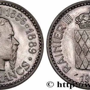 MONACO Essai de 10 Francs flan bruni Charles III 1966 Paris fwo_749068 Monde Solde