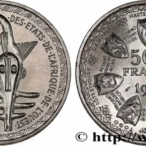 ÉTATS DE L'AFRIQUE DE L'OUEST (BCEAO) 500 Francs BCEAO 1972 Paris fwo_749085 Monde Achat Immédiat
