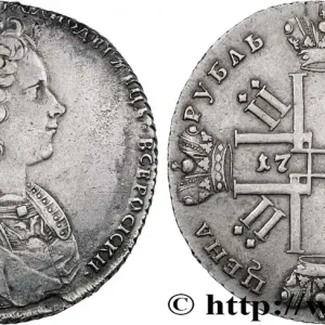 RUSSIE - PIERRE II Rouble 1727 Moscou fwo_723361 Monde Promotion