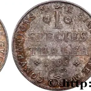 ALLEMAGNE - DUCHÉ DE BRUNSWICK LUNEBOURG - CHARLES GUILLAUME FERDINAND 1 thaler (Speciestaler) 1795 Brunswick fwo_743844 Monde Prix Promo
