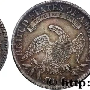 ÉTATS-UNIS D'AMÉRIQUE 50 Cents type “Capped Bust” 1812 Philadelphie fwo_743867 Monde Prix Réduit