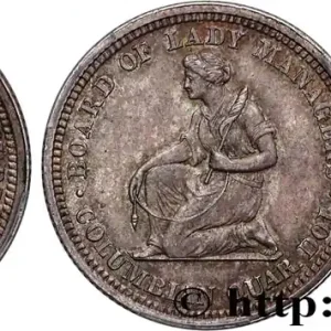 ÉTATS-UNIS D'AMÉRIQUE 1/4 Dollar Exposition Colombienne - Isabelle d’Espagne 1893 Philadelphie fwo_743868 Monde Nouveauté