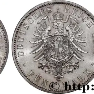 Bon Marché ALLEMAGNE - ROYAUME DE PRUSSE - FRÉDÉRIC III 5 Mark 1888 Berlin fwo_743886 Monde