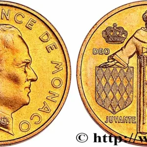MONACO 10 Centimes Rainier III 1976 Paris fwo_586029 Monde Tendance