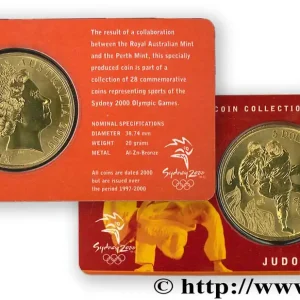 Artisanat AUSTRALIE 5 Dollars J.O. de Sydney : judo 2000 fwo_708454 Monde