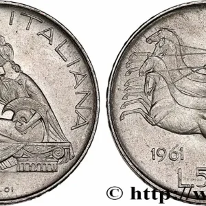 ITALIE 500 Lire Centenaire de l’Unité Italienne 1961 Rome fwo_728245 Monde Meilleur Prix