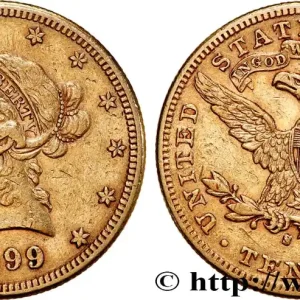 Remise OR, PALLADIUM ET PLATINE INVESTISSEMENT 10 Dollars "Liberty" 1899 San Francisco fwo_744921 Monde