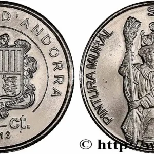 Prix Choc ANDORRE (PRINCIPAUTÉ) 10 Centims Proof fresque de l’église Sant Cristobol d’Amyos 2013 fwo_745596 Monde