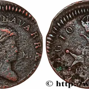 ESPAGNE - NAVARRE 1 Maravedi Ferdinand III 18[...] Pampelune fwo_745768 Monde Réduction