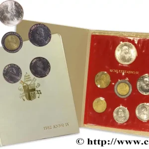 Satisfait Ou Remboursé VATICAN ET ÉTATS PONTIFICAUX Série 6 monnaies Jean-Paul II an IV 1982 Rome fwo_748005 Monde