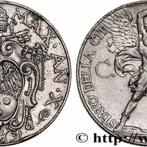 VATICAN ET ÉTATS PONTIFICAUX 50 Centesimi frappe au nom de Pie XI an X 1931 Rome fwo_750033 Monde Gros Lot