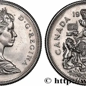 Commande En Gros CANADA 50 Cents Elisabeth II 1971 fwo_750197 Monde