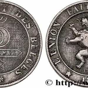 BELGIQUE 5 Centimes Lion légende française 1894 fwo_750207 Monde Super Prix