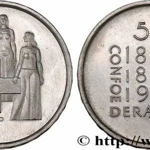 Garantie Incluse SUISSE 5 Francs centenaire de la révision de la constitution 1974 Berne - B fwo_750220 Monde