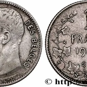 BELGIQUE 1 Franc Léopold II légende française 1909 fwo_750325 Monde Satisfait Ou Remboursé