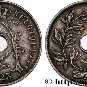 Retour Gratuit BELGIQUE 25 Centimes Albert Ier 1923 fwo_751033 Monde
