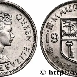 ÎLE MAURICE 1 Rupee (Roupie) Élisabeth II 1971 Royal Mint Llantrisant fwo_751129 Monde Jusqu’à Épuisement Des Stocks