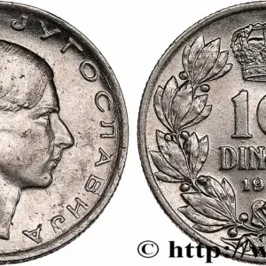 YOUGOSLAVIE 10 Dinara Pierre II 1938 Belgrade fwo_751250 Monde Fait Main