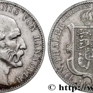 ALLEMAGNE - ROYAUME DE HANOVRE - ERNEST AUGUSTE Thaler 1850 Hanovre fwo_748360 Monde Meilleure Qualité