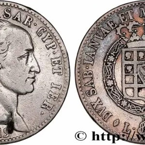 Meilleure Qualité ITALIE - ROYAUME DE SARDAIGNE - VICTOR-EMMANUEL Ier 5 Lire 1819 Turin fwo_749112 Monde