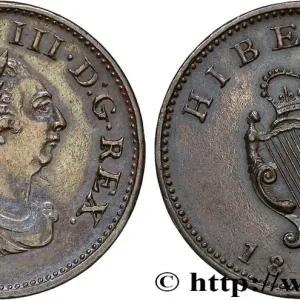 IRLANDE 1 Farthing Georges III 1806 fwo_747090 Monde Meilleure Qualité