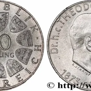 AUTRICHE 50 Schilling 100e anniversaire de la naissance du Dr Theodor Körner 1973 Vienne fwo_725925 Monde Acheter Direct