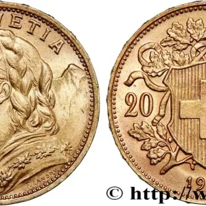OR, PALLADIUM ET PLATINE INVESTISSEMENT 20 Francs or "Vreneli" 1927 Berne fwo_735634 Monde Acheter En Ligne
