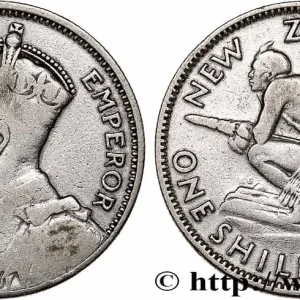 Tendance NOUVELLE-ZÉLANDE 1 Shilling Georges V 1935 fwo_746884 Monde