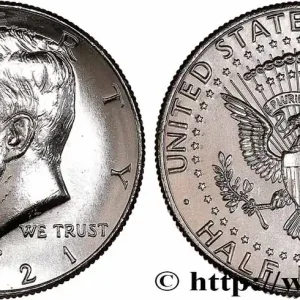 ÉTATS-UNIS D'AMÉRIQUE 1/2 Dollar Kennedy 2021 Philadelphie fwo_747771 Monde Prix Réduit