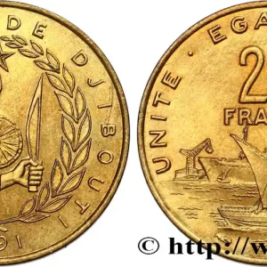 DJIBOUTI 20 Francs 1991 Paris fwo_750056 Monde Nouvelle Collection
