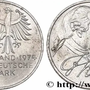 ALLEMAGNE 5 Mark Emmanuel Kant 1974 Munich fwo_750120 Monde En Vogue