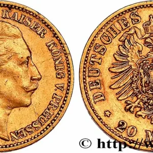 OR, PALLADIUM ET PLATINE INVESTISSEMENT 20 Mark Guillaume II 1889 Berlin fwo_751363 Monde Promotion