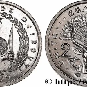 DJIBOUTI 2 Francs 1999 Paris fwo_751564 Monde Pas Cher