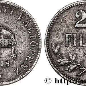 HONGRIE 20 Filler couronne 1918 Kremnitz - KB fwo_752120 Monde Usine Directe