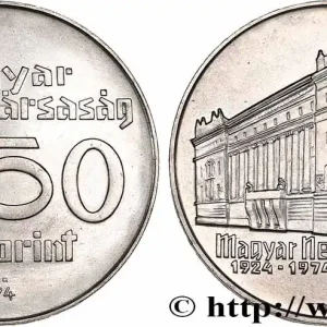 Quantité Limitée HONGRIE 50 Forint - 50th anniversaire de la Banque Nationale 1974 Budapest fwo_752145 Monde