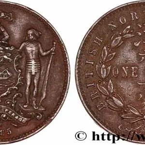 Offre Exclusive MALAISIE - BORNÉO DU NORD BRITANNIQUE 1 Cent Compagnie britannique du Nord-Bornéo 1885 Birmingham fwo_752161 Monde