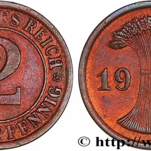 Super Prix ALLEMAGNE 2 Rentenpfennig gerbe de blé 1924 Berlin fwo_752186 Monde