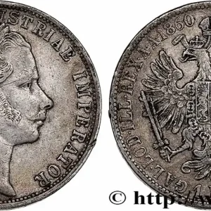 Meilleur Choix AUTRICHE 1 Florin François-Joseph Ier tête laurée 1860 Vienne fwo_752214 Monde