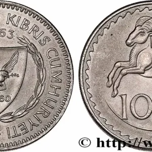 CHYPRE 100 Mils 1963 fwo_752219 Monde Authentique