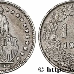 SUISSE 1 Franc Helvetia 1963 Berne fwo_752261 Monde Expédition Rapide